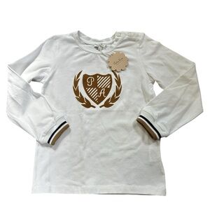 Patachou NWTS long sleeve tee, designer, children’s, high end clothing, size 6